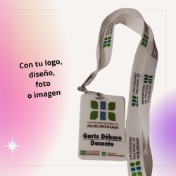 Credencial más cinta colgante