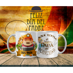 Taza plástica x3 especial día del padre