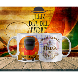 Taza plástica x3 especial día del padre