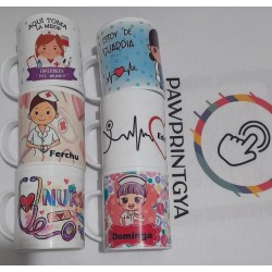 Taza plástica personalizada