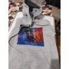 Buzo Canguro Gris Melange para personalizar