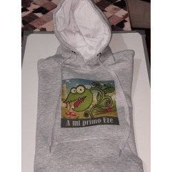 Buzo Canguro Gris Melange para personalizar