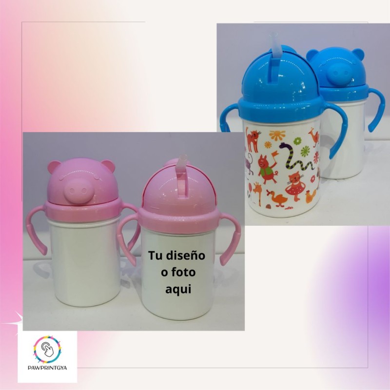Jarro antivuelco chanchito para personalizar