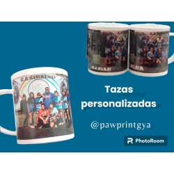 Taza plástica personalizadas pack x 12