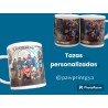 Taza plástica personalizadas pack x 12