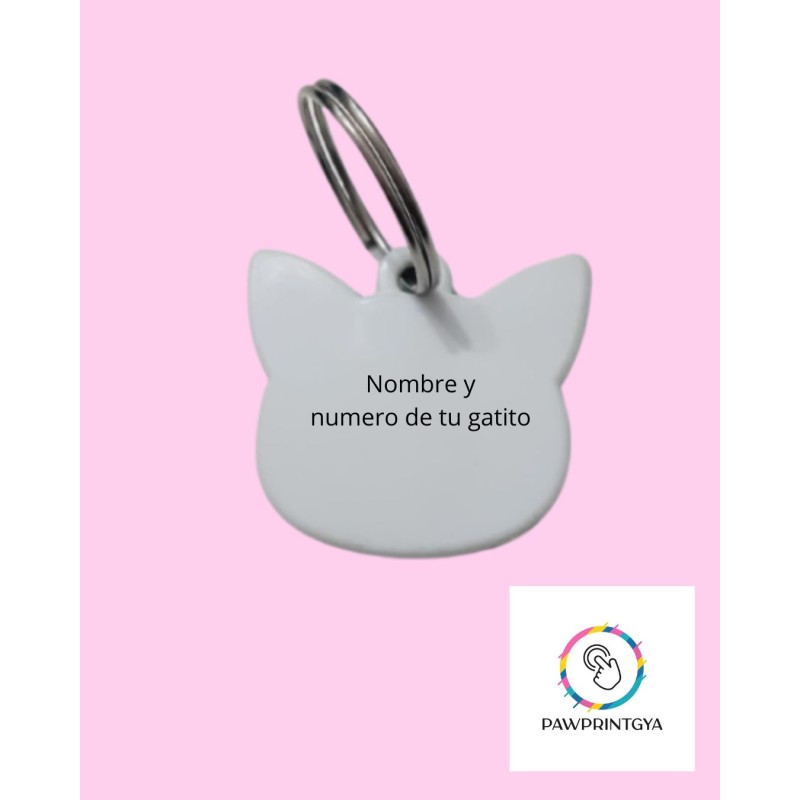 Llavero gatito para personalizar