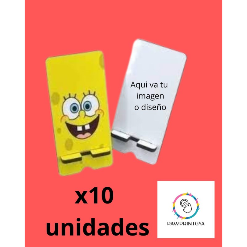 copy of Porta celular de madera cristal para personalizar