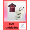 Llavero camiseta para personalizar x20