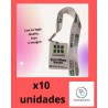 Credencial más cinta colgante x10