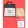 Set asado completo rectangular (Funda + Cuchillo + Tenedor )
