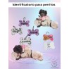 Llavero plástico Hueso para personalizar pack x20