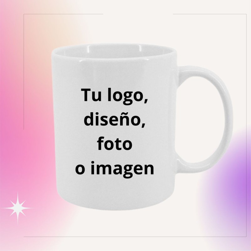 Taza plástica personalizada